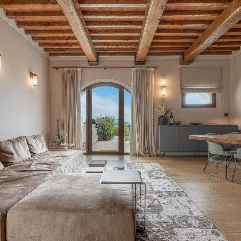 Ciliegino Spereto Apartment, Pool And Relax , Montaione: Autumn, Living Room, Spring, Summer