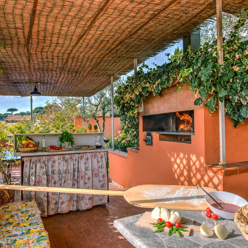 Villa Sorrentina With Panoramic Terrace: Autumn, Food, Garden, Spring, Summer, Winter