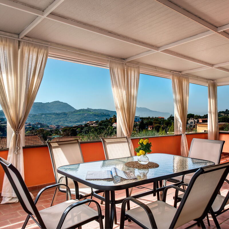 Villa Sorrentina With Panoramic Terrace: Autumn, Balcony / Terrace / Patio, Spring, Summer, Winter