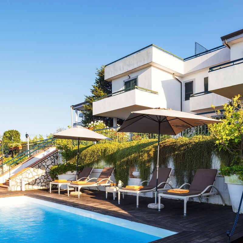 Villa Golfo Di Napoli With Private Pool: Autumn, Building Exterior, Main Entrance, Spring, Summer, Winter