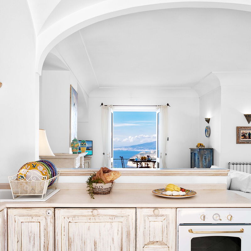 Villa Golfo Di Napoli With Private Pool: Autumn, Kitchen, Spring, Summer, Winter