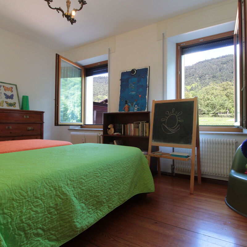Apartment With Garden, Del Corlo Lake, Belluno: Autumn, Bedroom, Spring, Summer