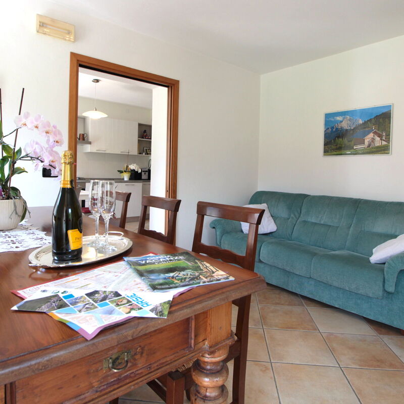 Apartment With Garden, Del Corlo Lake, Belluno: Autumn, Dining Room, Living Room, Spring, Summer