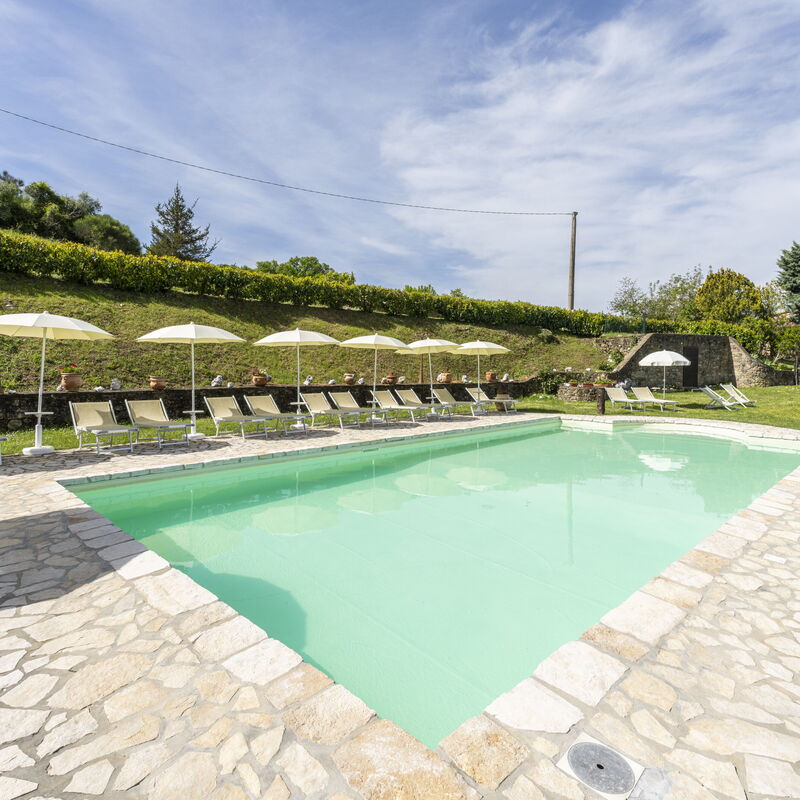 Marcigliana Cottage, Pool, Radicondoli: Autumn, Pool, Spring, Summer