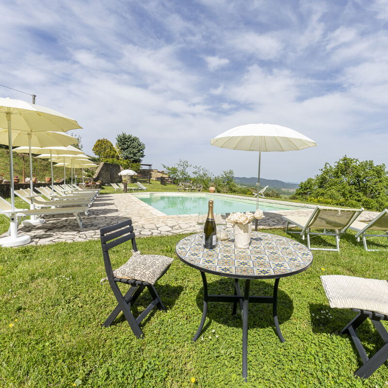 Marcigliana Cottage, Pool, Radicondoli: Autumn, Pool, Spring, Summer