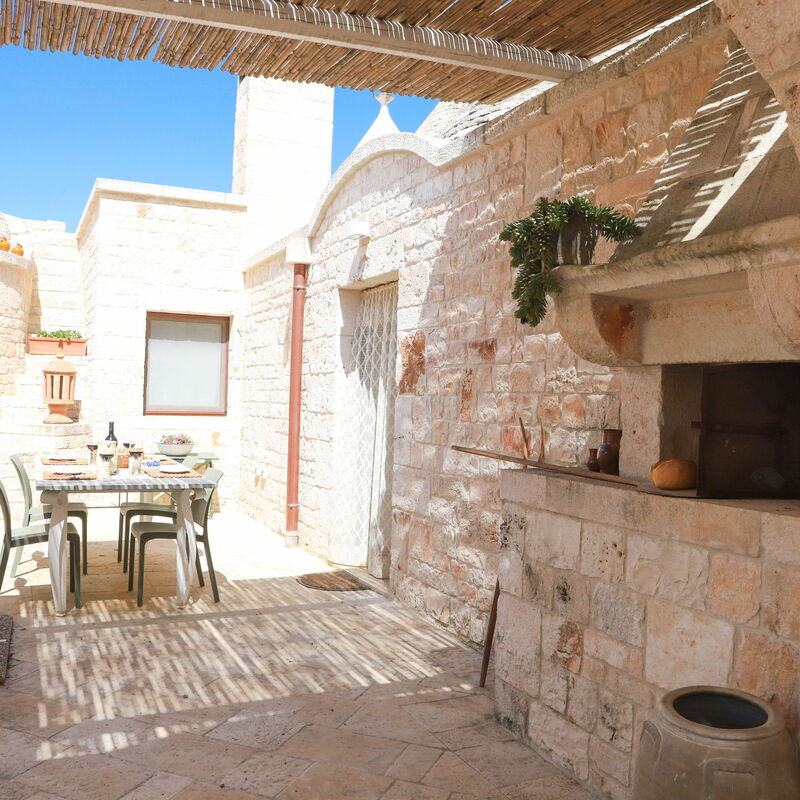 Country Trullo Rosso With Jacuzzi Alberobello: Autumn, Garden, Main Entrance, Spring, Summer