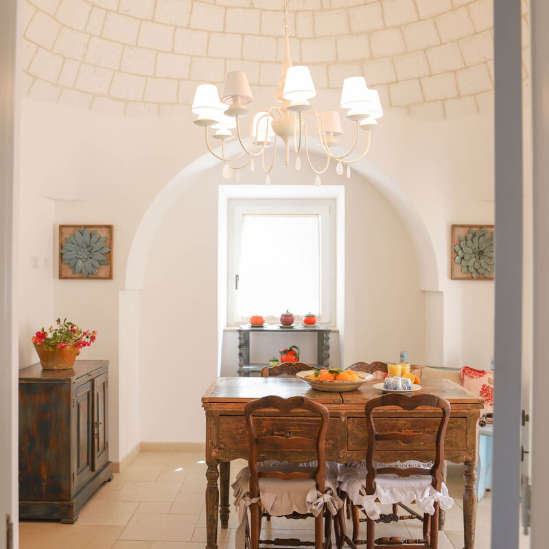 Country Trullo Rosso With Jacuzzi Alberobello: Autumn, Dining Room, Spring, Summer