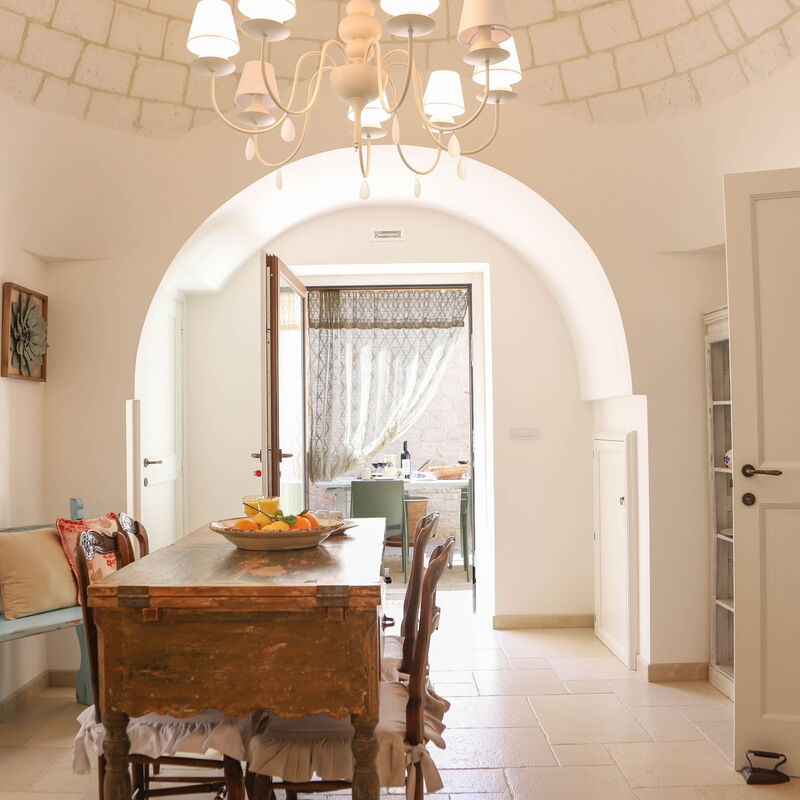 Country Trullo Rosso With Jacuzzi Alberobello: Autumn, Dining Room, Spring, Summer