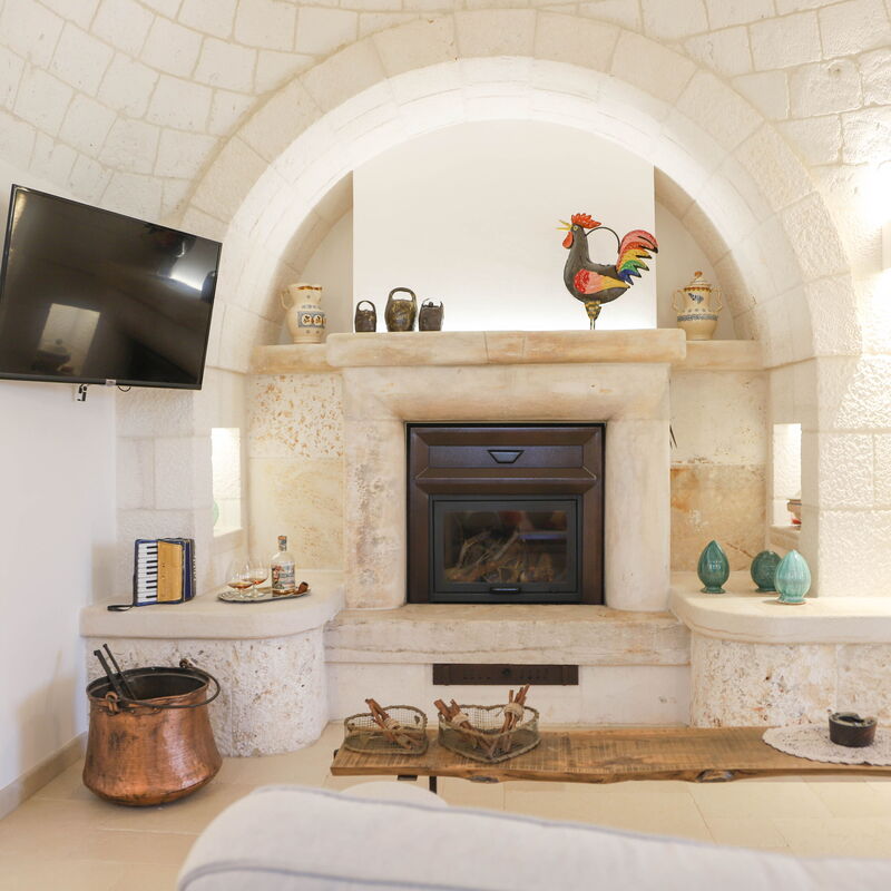 Country Trullo Rosso With Jacuzzi Alberobello: Autumn, Living Room, Spring, Summer