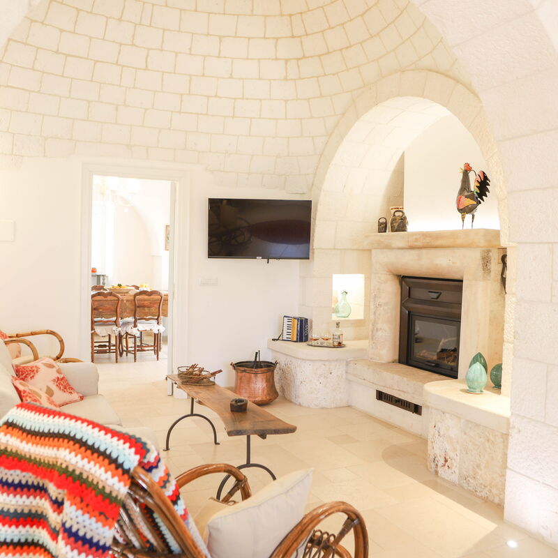 Country Trullo Rosso With Jacuzzi Alberobello: Autumn, Living Room, Spring, Summer