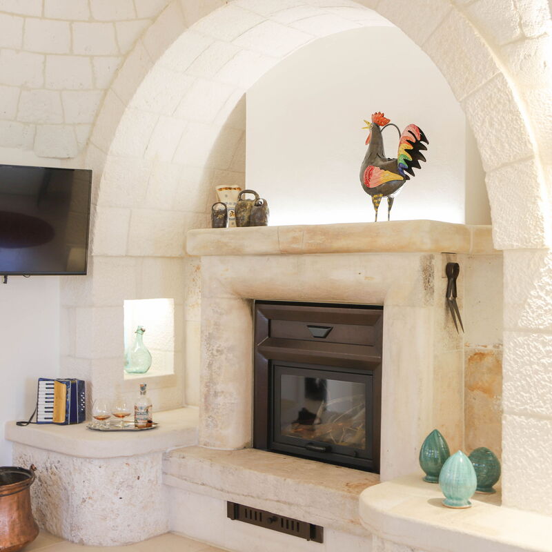 Country Trullo Rosso With Jacuzzi Alberobello: Autumn, Living Room, Spring, Summer