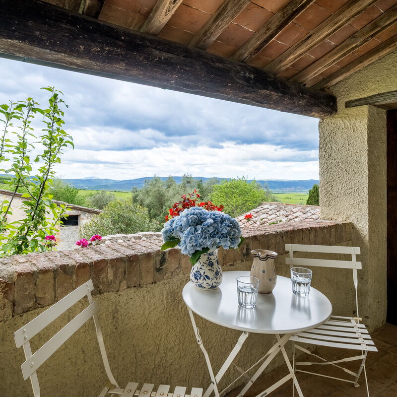 La Palazzina, Ville Di Corsano, Home And Pool: Autumn, Balcony / Terrace / Patio, Spring, Summer
