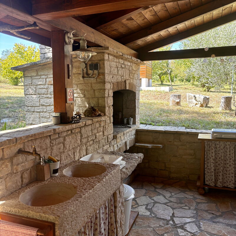 Casa Robinson Nature, Wifi, Istria, Croazia: Autumn, Kitchen, Spring, Summer