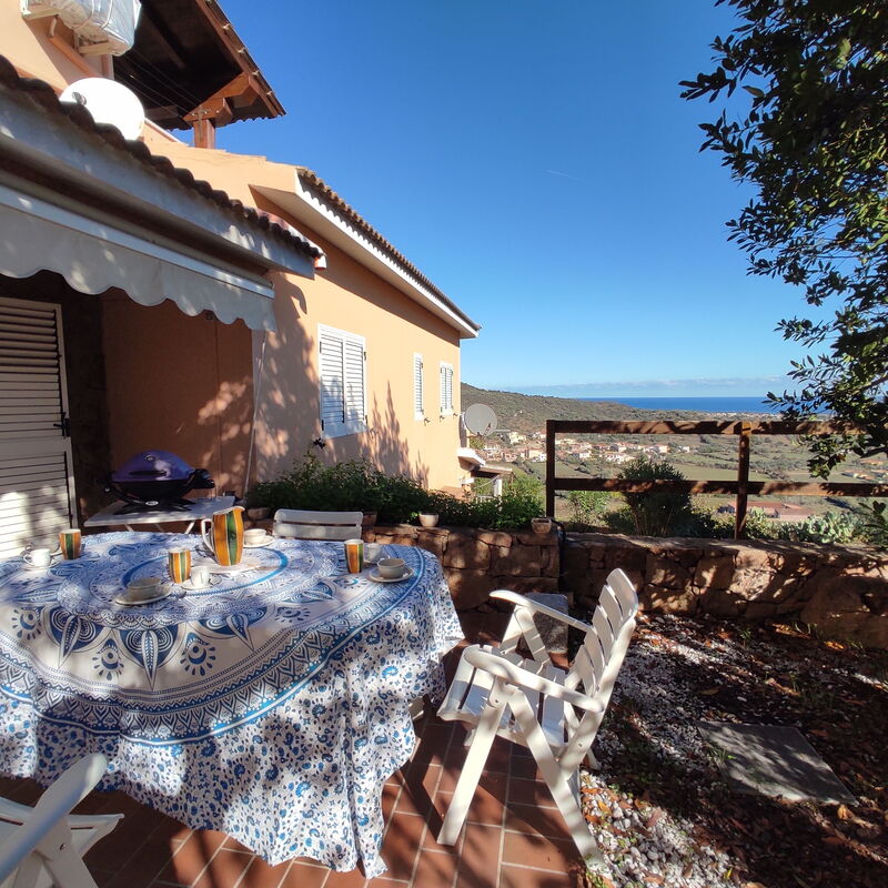 Casa San Lorenzo With Garden In Budoni: Autumn, Balcony / Terrace / Patio, Spring, Summer, Winter