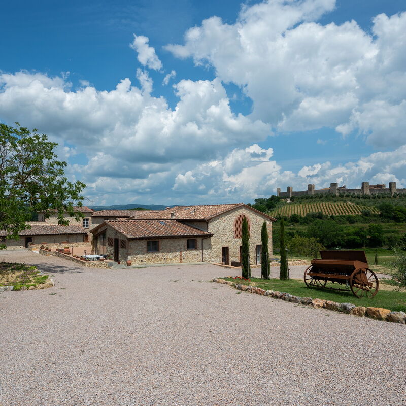La Piazzetta, Borgo Campassini, Monteriggioni: Autumn, Building Exterior, Spring, Summer