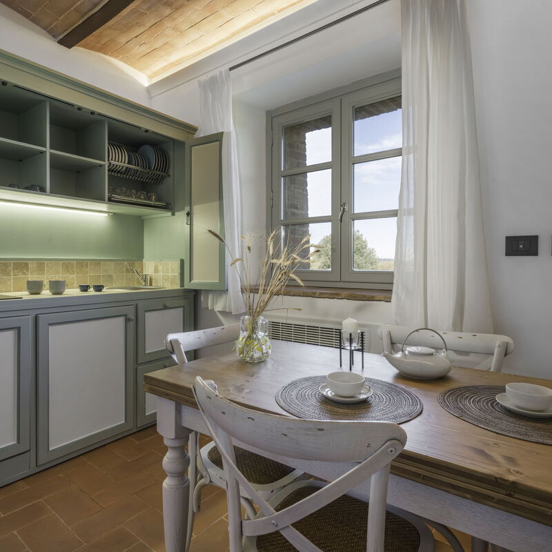 La Piazzetta, Borgo Campassini, Monteriggioni: Autumn, Kitchen, Spring, Summer