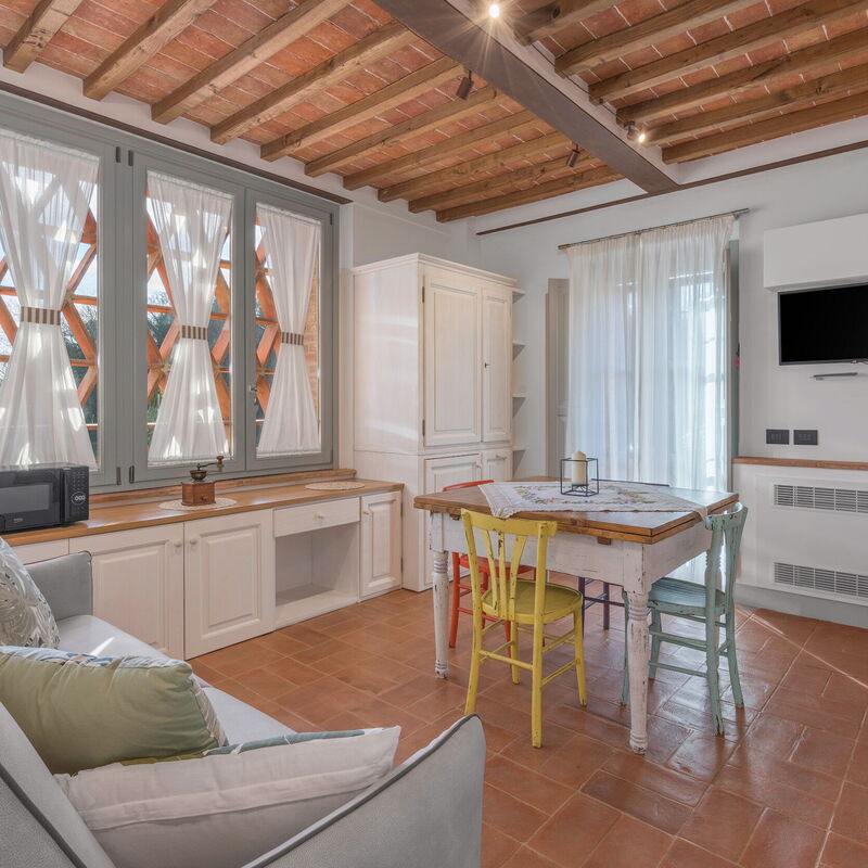 La Capanna, Borgo Campassini, Monteriggioni: Autumn, Kitchen, Living Room, Spring, Summer