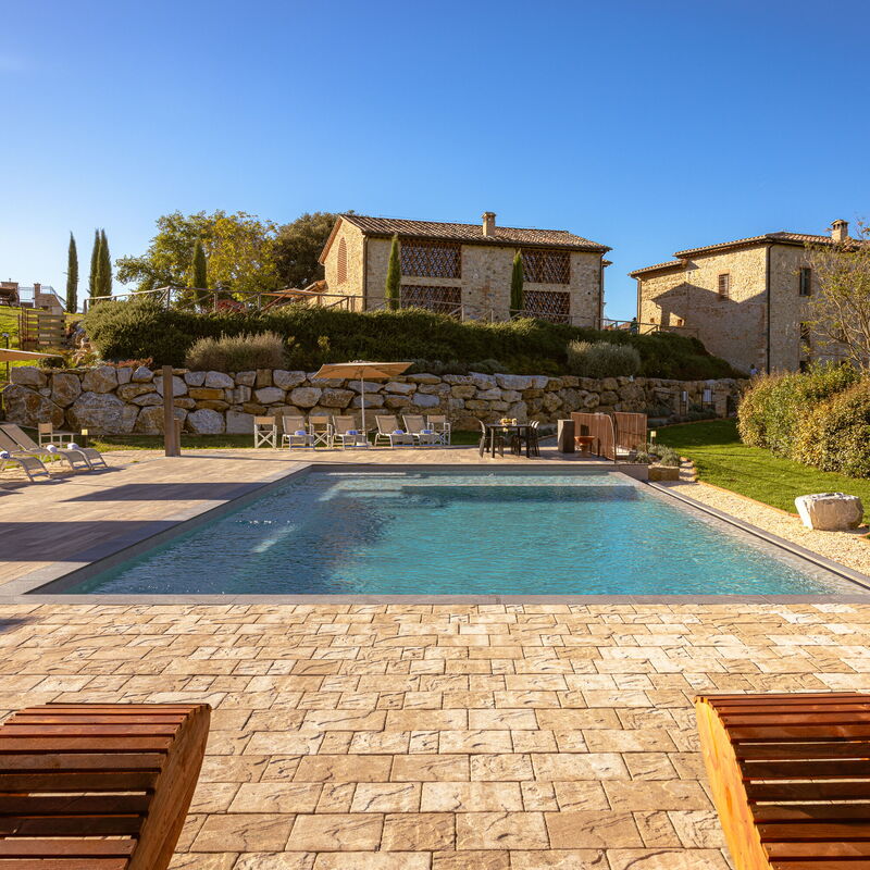 Le Volte, Borgo Campassini, Monteriggioni: bazen, Jesen, Ljeto, Proljeće