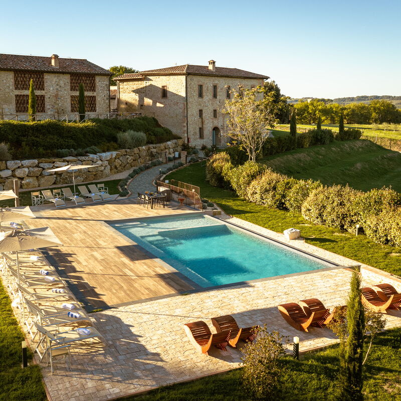 Le Torri, Borgo Campassini, Monteriggioni: bazen, Jesen, Ljeto, Proljeće