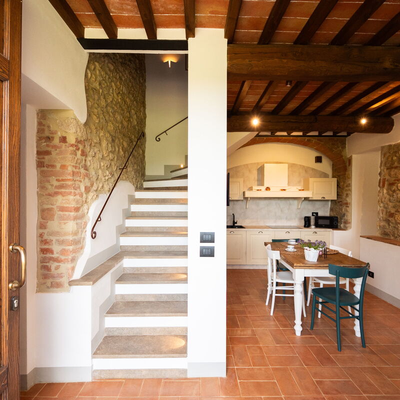 Le Torri, Borgo Campassini, Monteriggioni: Autumn, Kitchen, Living Room, Spring, Summer
