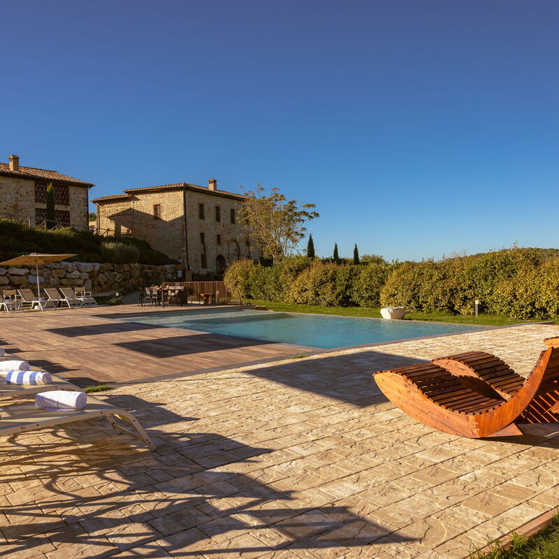 Il Borgo, Borgo Campassini, Monteriggioni: bazen, Jesen, Ljeto, Proljeće