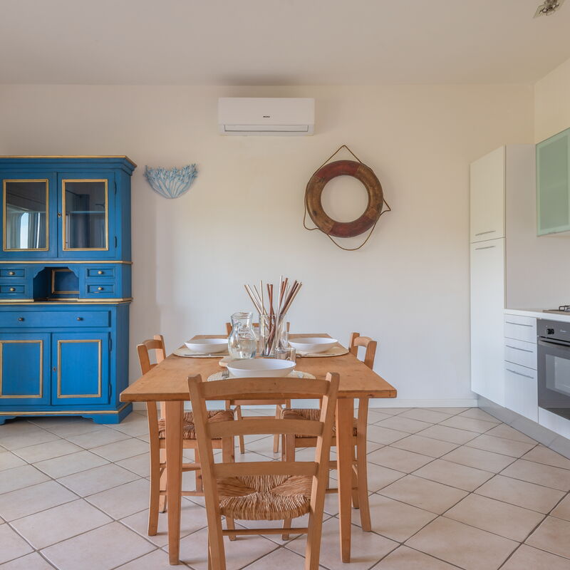 Baia Bianca Apartments Sardinia: Autumn, Dining Room, Kitchen, Spring, Summer, Winter