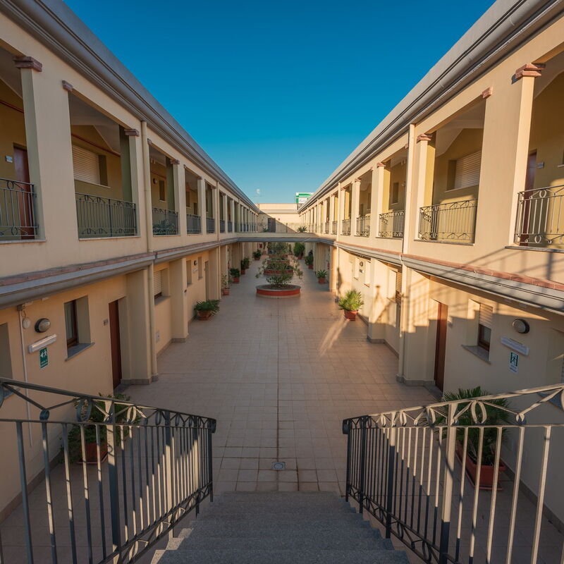 Le Fontane Apartments In Villasimius: Autumn, Main Entrance, Spring, Summer, Winter