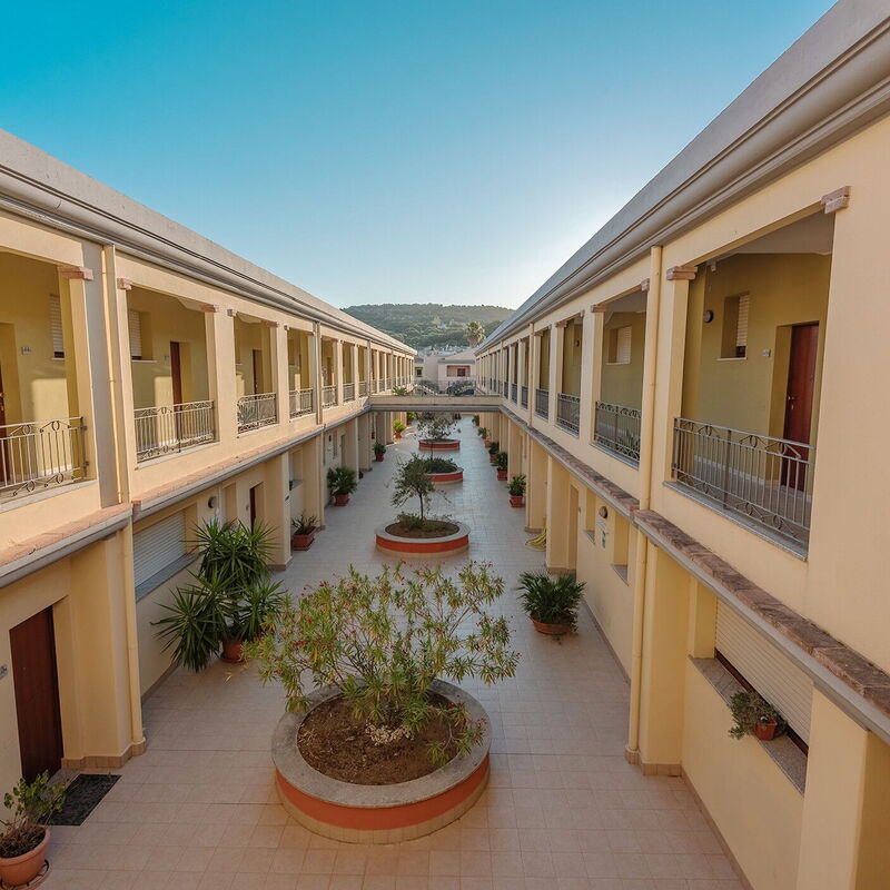 Le Fontane Apartments In Villasimius: Autumn, Building Exterior, Spring, Summer, Winter