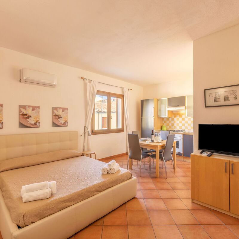Cristal Blu Apartments In Santa Teresa Gallura: Autumn, Bedroom, Kitchen, Living Room, Spring, Summer