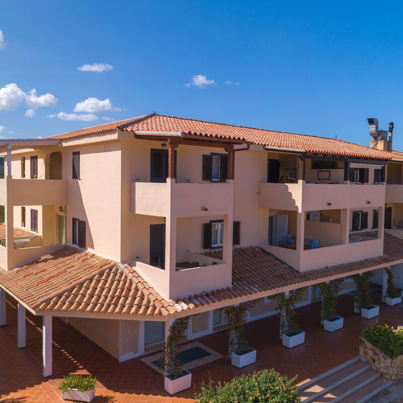 Golfo Aranci Apartments With Ac: Autumn, Main Entrance, Spring, Summer