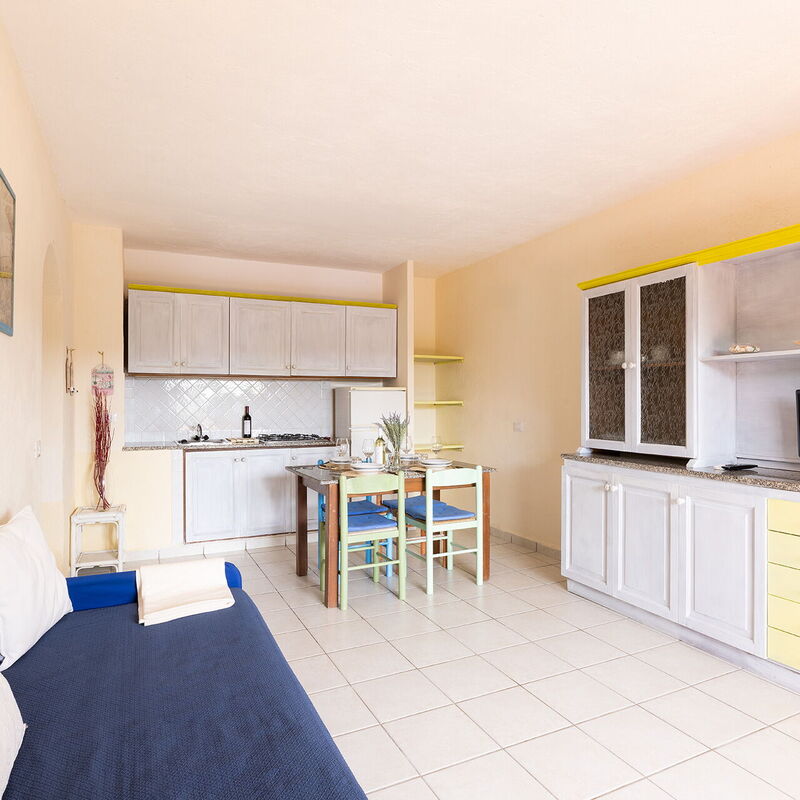 Golfo Aranci Apartments With Ac: Autumn, Kitchen, Living Room, Spring, Summer