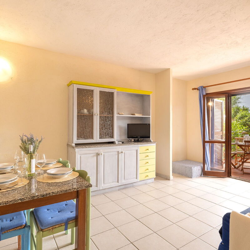 Golfo Aranci Apartments With Ac: Autumn, Kitchen, Living Room, Spring, Summer