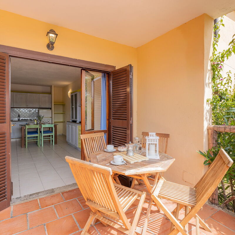 Golfo Aranci Apartments With Ac: Autumn, Main Entrance, Spring, Summer
