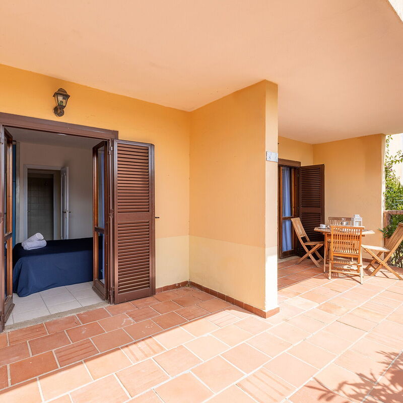 Golfo Aranci Apartments With Ac: Autumn, Main Entrance, Spring, Summer