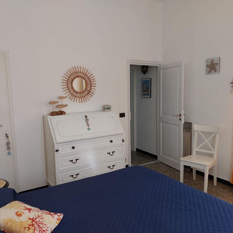 Casa Annalù With Garden, Wifi, Bogliasco: Autumn, Bedroom, Spring, Summer