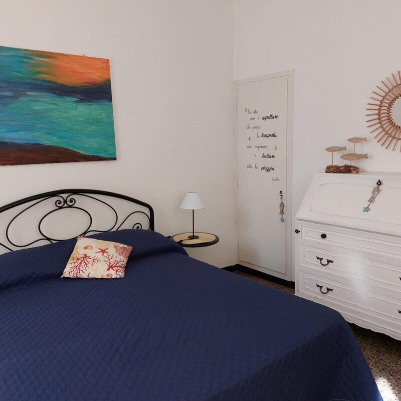 Casa Annalù With Garden, Wifi, Bogliasco: Autumn, Bedroom, Spring, Summer