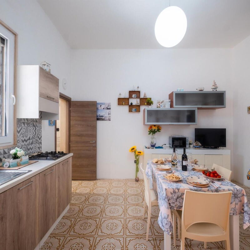 Villetta Red Coral Seaside Salento: Autumn, Kitchen, Living Room, Spring, Summer