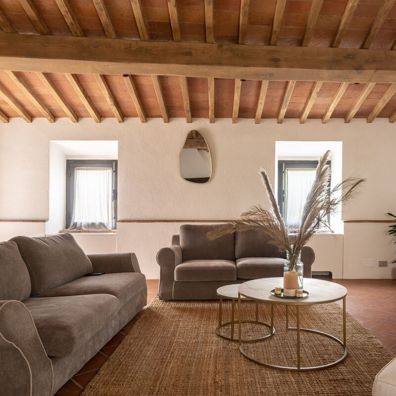 Montaione Country House Amarrante, Pool, Ac: Automne, Été, Printemps, Salon