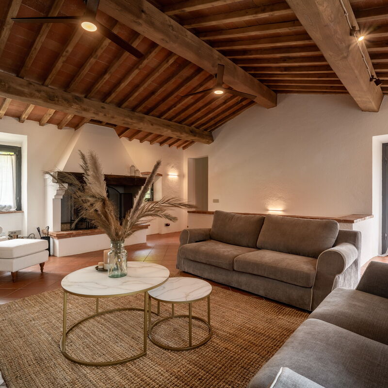 Montaione Country House Amarrante, Pool, Ac: Automne, Été, Printemps, Salon