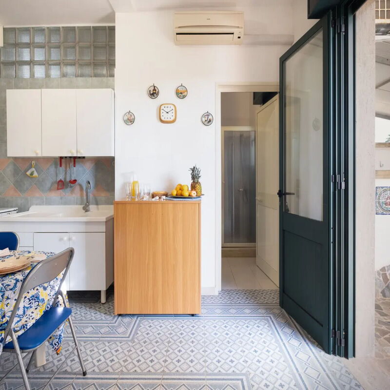 Coral Apartment In Porto Cesareo: Autumn, Kitchen, Spring, Summer