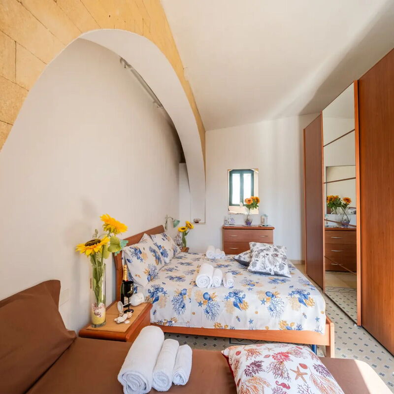 Coral Apartment In Porto Cesareo: Autumn, Bedroom, Spring, Summer