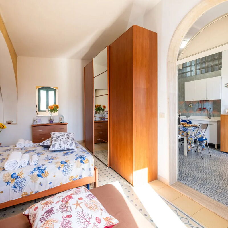 Coral Apartment In Porto Cesareo: Autumn, Bedroom, Spring, Summer
