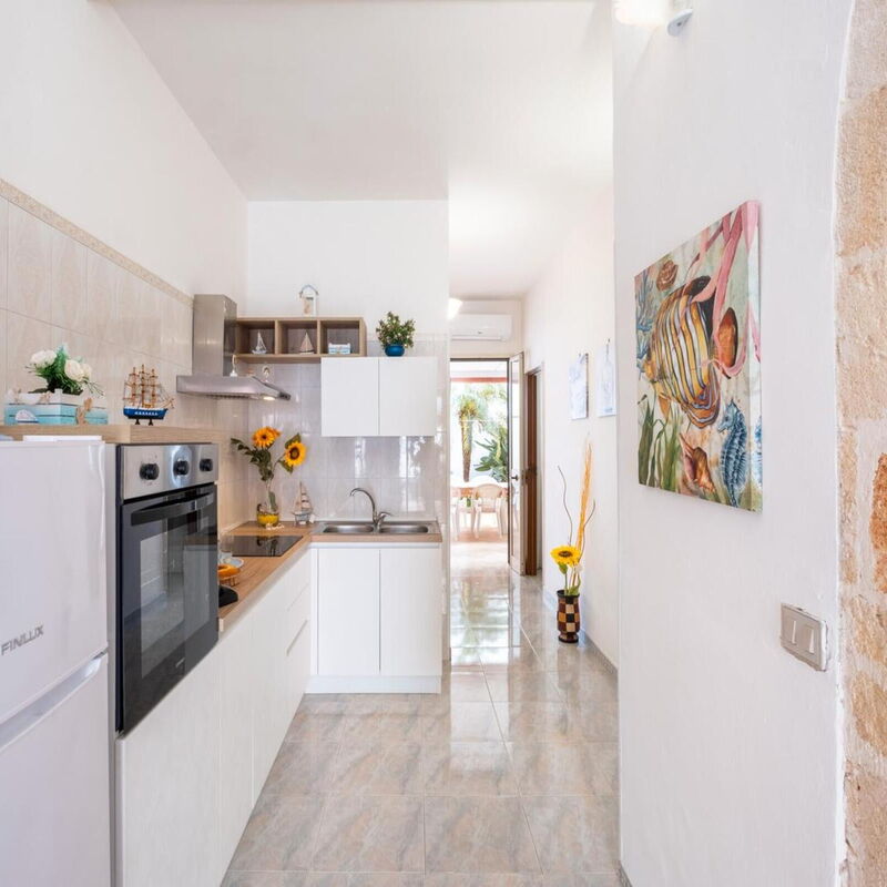 Sealight Apartment Porto Cesareo: Autumn, Kitchen, Spring, Summer