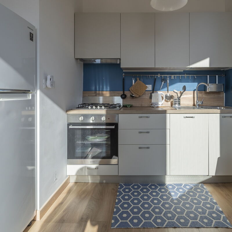 Green Home Seaside, Parking, Wifi, Ac, Genova Nervi: Autumn, Kitchen, Spring, Summer, Winter