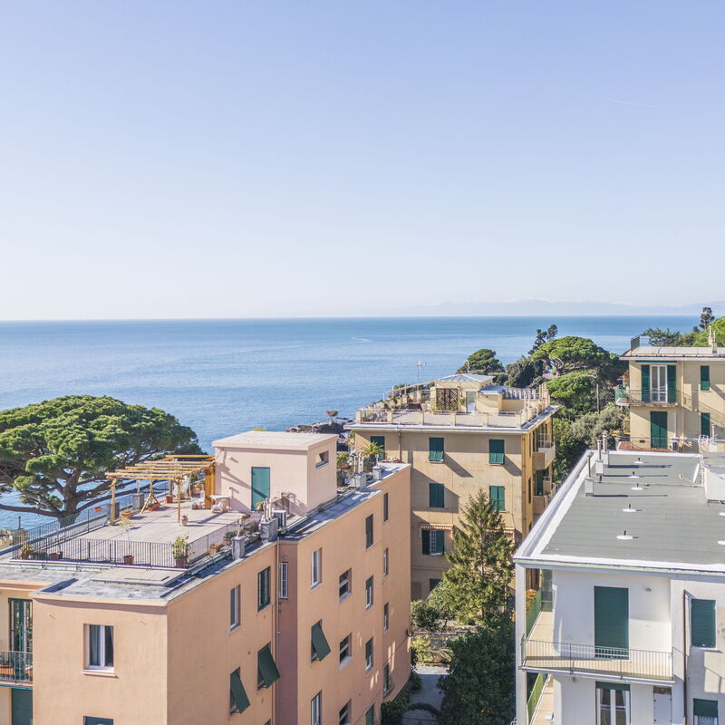 Green Home Seaside, Parking, Wifi, Ac, Genova Nervi: Autumn, Building Exterior, Spring, Summer