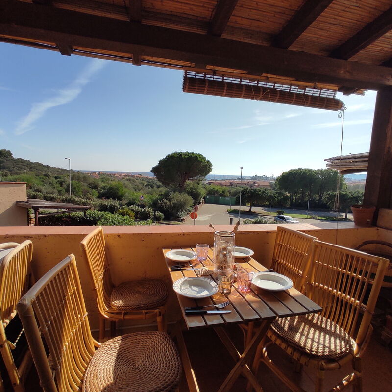 Casa Chiara Balcony Seaview, Budoni: Autumn, Balcony / Terrace / Patio, Spring, Summer