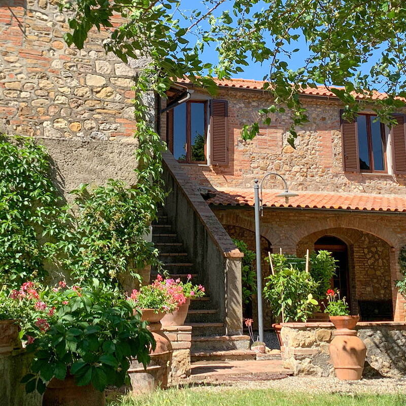 Agriturismo Agresto Apartments And Cottage, Pool, Casole D'elsa: Autumn, Main Entrance, Spring, Summer