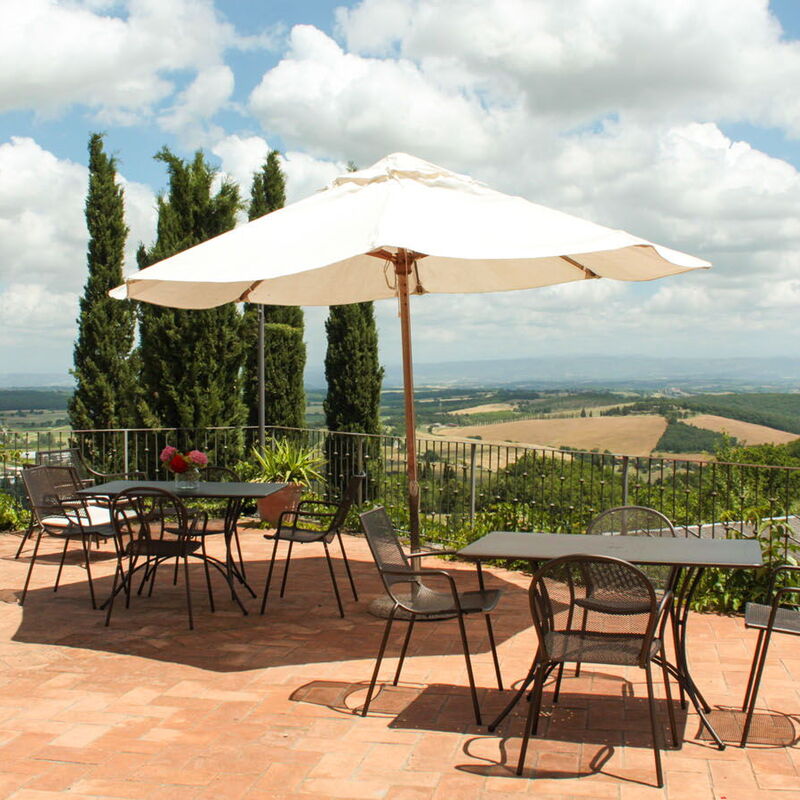 Agriturismo Agresto Apartments And Cottage, Pool, Casole D'elsa: Autumn, Balcony / Terrace / Patio, Spring, Summer