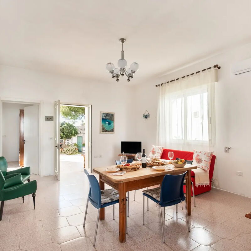 Serenity Villa In Porto Cesareo: Autumn, Dining Room, Kitchen, Spring, Summer, Winter