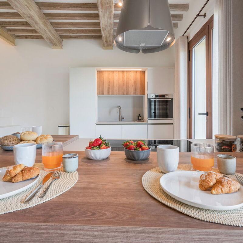 Belmonte Spereto Apartment With Pool, Montaione: Autumn, Kitchen, Living Room, Spring, Summer